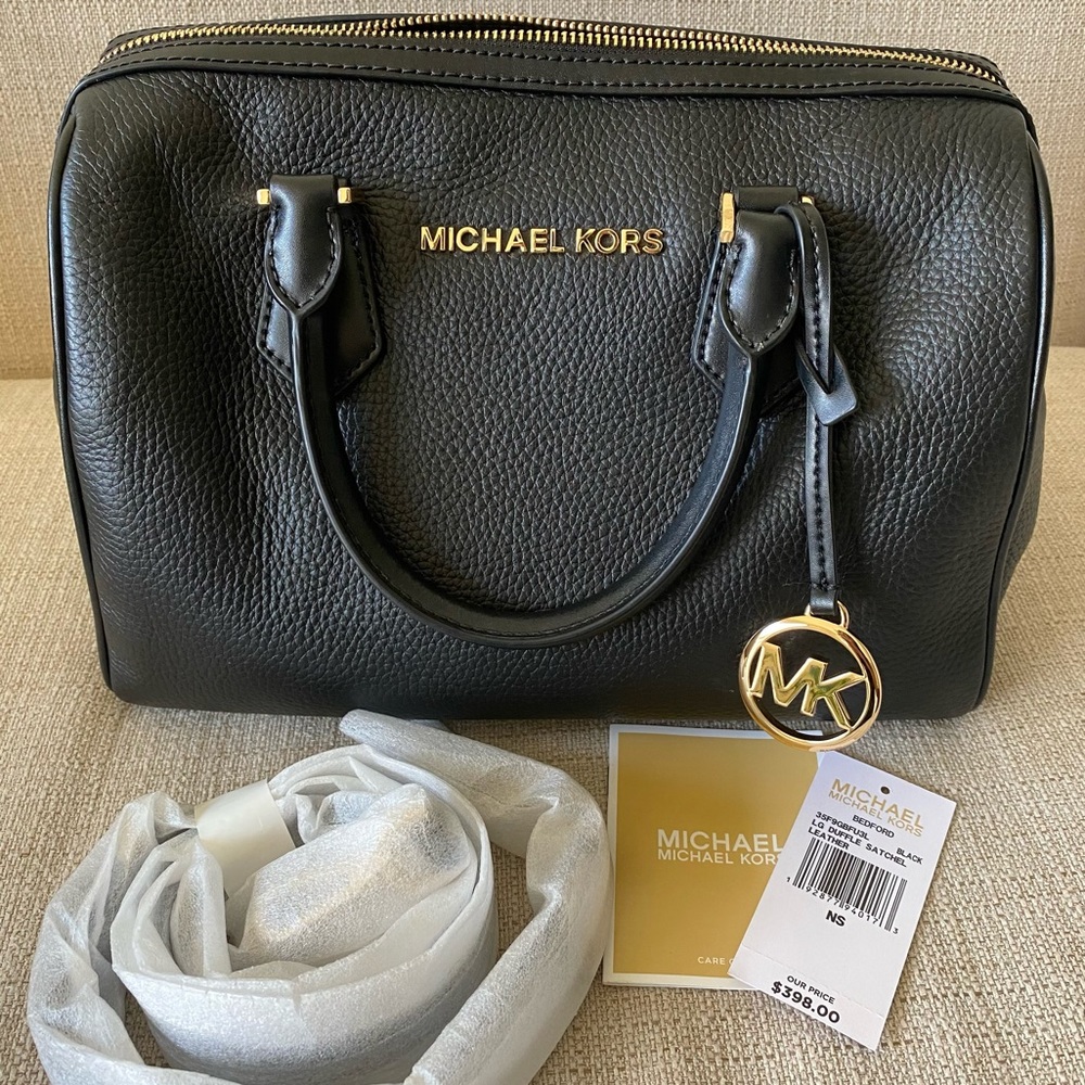 NWT ✨ Michael Kors ✨Bedford Large Duffle Satchel